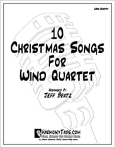 10 Christmas Songs For Wind Quartet P.O.D. cover